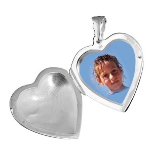 Pendentif cassolette Coeur moderne en argent