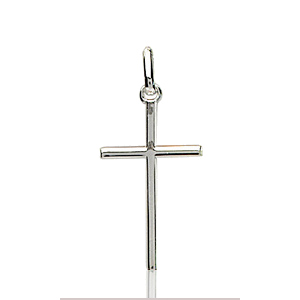 Pendentif Croix Chrétienne en argent - petit modèle