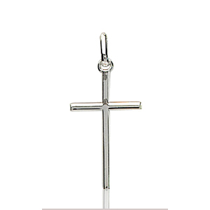 Pendentif Croix Chrétienne en argent - petit modèle