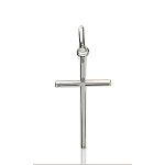 Pendentif Croix Chrétienne en argent - petit modèle