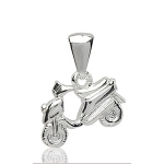 Pendentif Scooter en argent