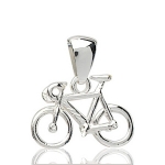 Pendentif Vélo de course en argent