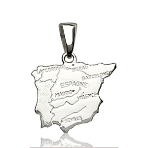 Pendentif Espagne en argent