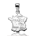 Pendentif France en argent