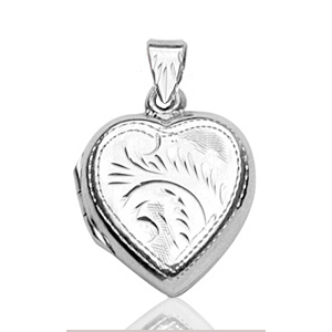 Pendentif cassolette Coeur en argent