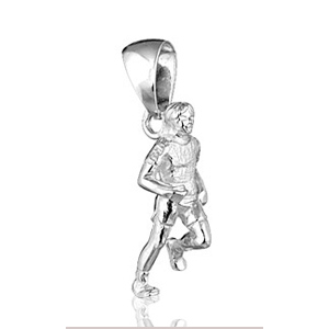 Pendentif Coureur à pied en argent