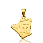 Pendentif 'Algérie plaqué or